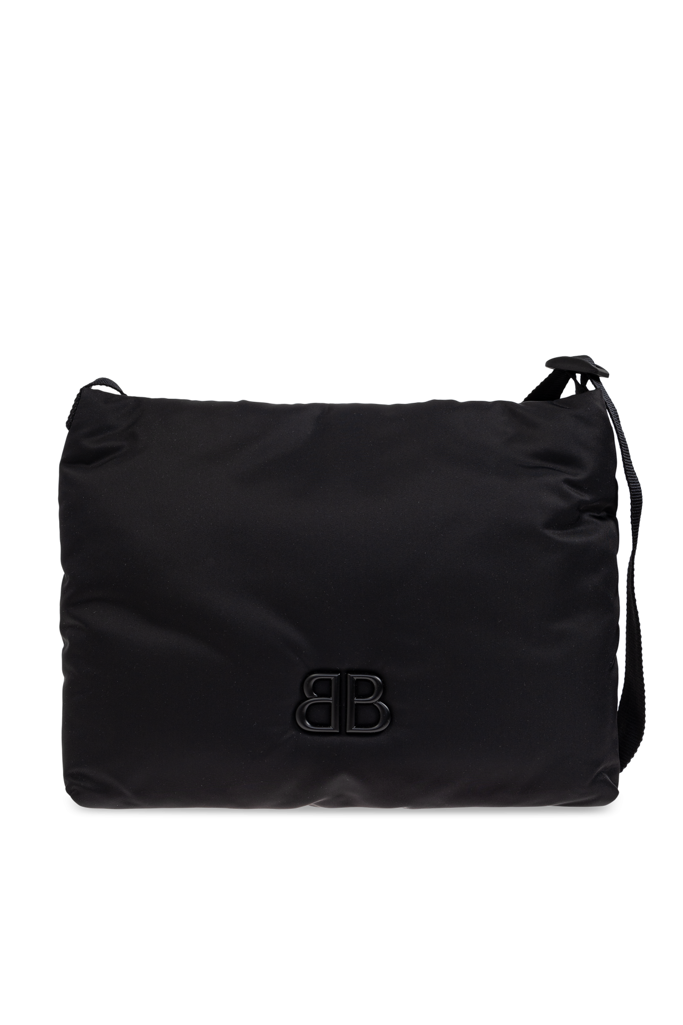 Black Shoulder bag with a logo-shaped appliqué Balenciaga